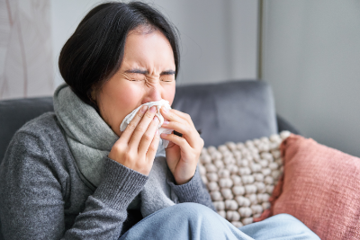 Women experiencing more allergy  due to the side effects of crawlspace mold 