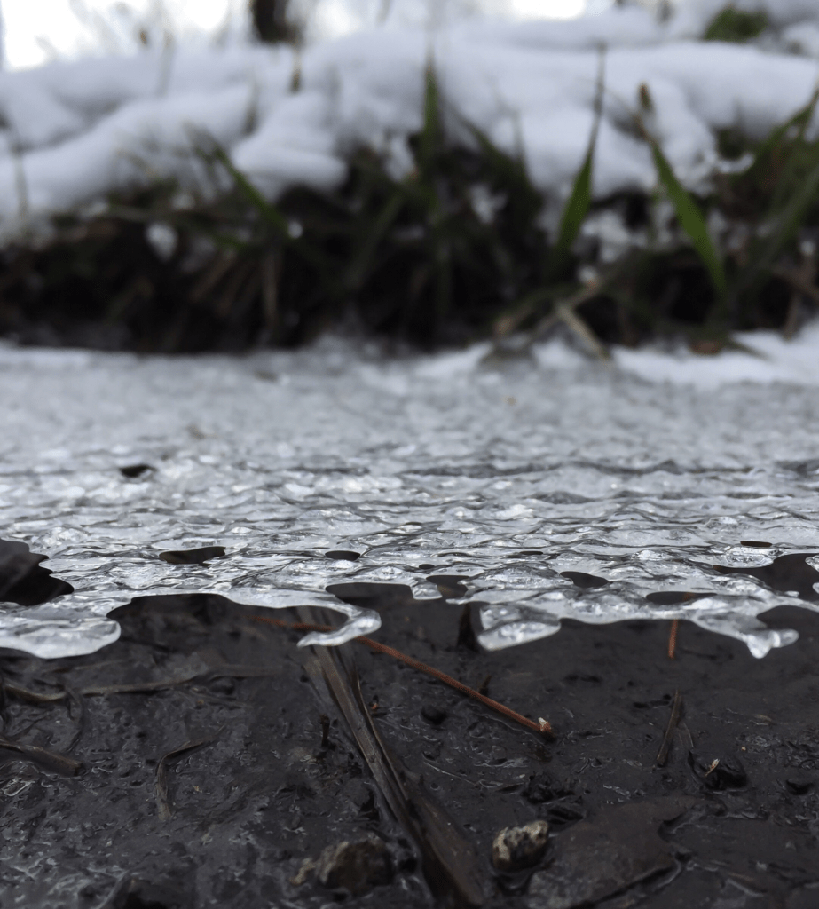 ice on ground