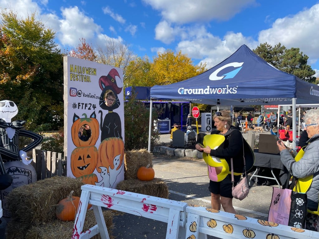 Groundworks team at Variety's Halloween Food Truck Festival